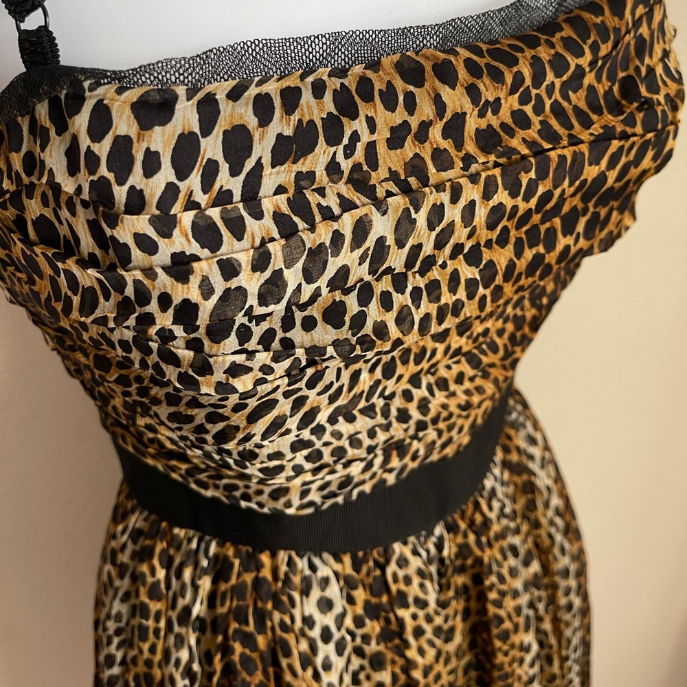 DOLCE and GABBANA LEOPARD PARTY DRESS SIZE SMALL - Picture 6 of 8